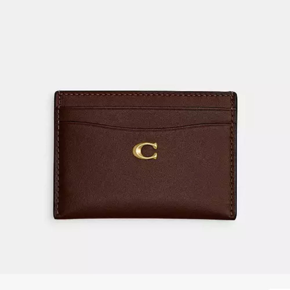 Coach Essential Card Case in Maple